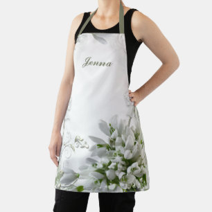 Personalisierte Blumenmotive Schürze