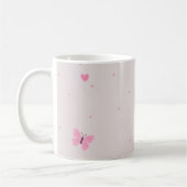Personalisierte Blumennamens-Tasse Kaffeetasse (Links)