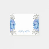 Personalisierte Blumennoten Post-it Klebezettel (Vorderseite)