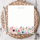 Personalisierte Blumenrinnen Notizblock<br><div class="desc">Diese Notizblöcke sind hell und fröhlich und machen ein perfektes Geschenk oder Ergänzung zu Ihrem Schreibtisch. Passen Sie das Notizblock mithilfe des Vorlagenformulars an. Verwenden Sie die Funktion Weitere anpassen,  um den Schriftart oder das Layout des Textes zu ändern.</div>