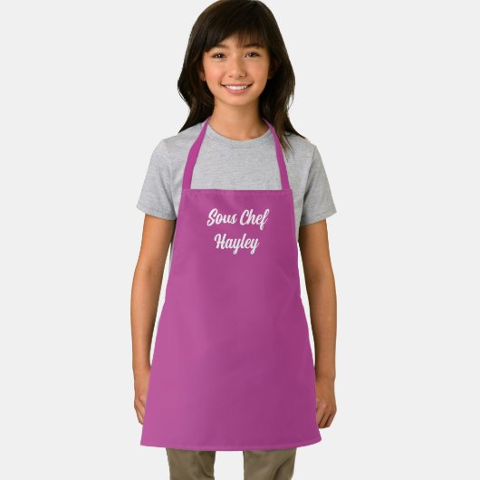 Personalisierte Blumenrübe Schürze (Insitu)