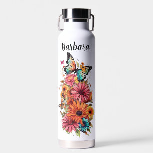 Personalisierte Blumensträuße Trinkflasche