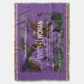 Personalisierte Blumenverbände 31 Frau Decke (Vorderseite Vertikal)