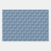 Personalisierte Blumenzauber mit weißem und blauem Geschenkpapier Set (Vorderseite 3)