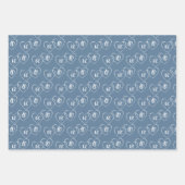 Personalisierte Blumenzauber mit weißem und blauem Geschenkpapier Set (Vorderseite 2)