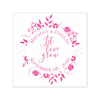 Personalisierte Blumenzeremonie Permastempel