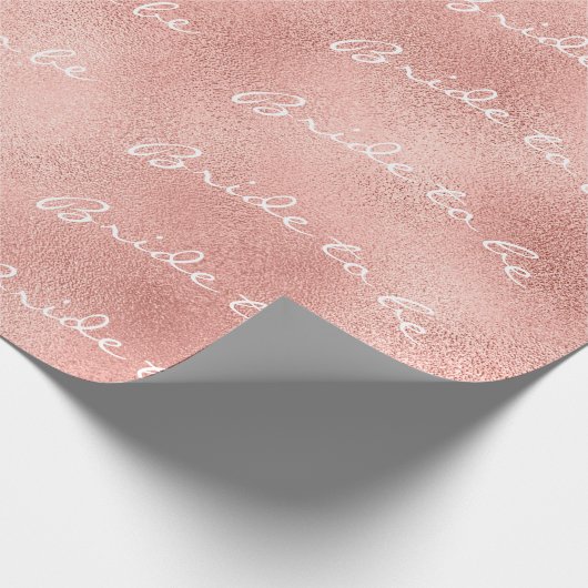 Personalisierte Blush-Bridge als benutzerdefiniert Geschenkpapier (Ecke)