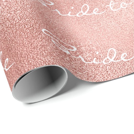 Personalisierte Blush-Bridge als benutzerdefiniert Geschenkpapier (Rolleneckpunkt)