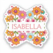 Personalisierte Blüte Aufkleber (Vorderseite)