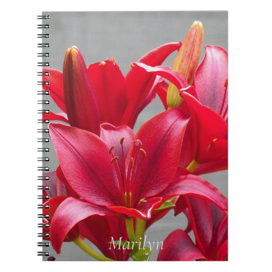 Personalisierte Blütenblume Notizblock (Vorderseite)