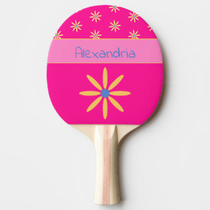 Personalisierte Blütenfarbe Tischtennis Schläger