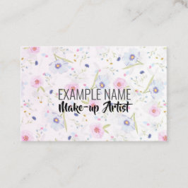 Personalisierte Blütenpraxis (UK/Euro) Visitenkarte