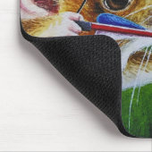 Personalisierte Bogenschießen-Camp Mouse Bow & Arr Mousepad (Ecke)