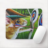 Personalisierte Bogenschießen-Camp Mouse Bow & Arr Mousepad (Mit Mouse)