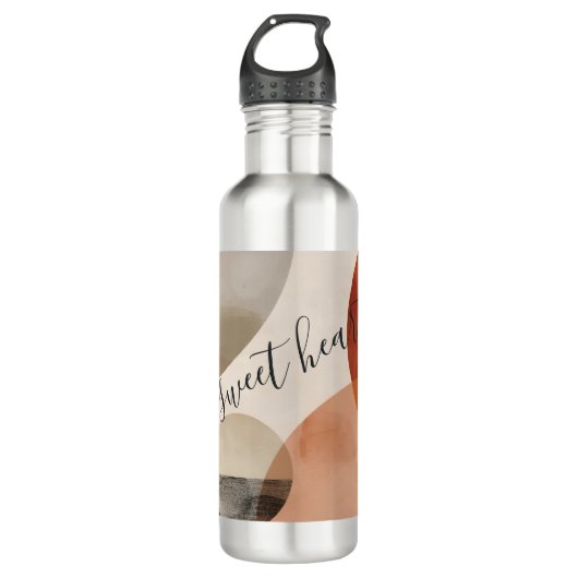 Personalisierte Bohemische Edelstahlflasche (Vorderseite)