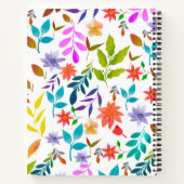 Personalisierte Boho Blume Rezepte Schreiben Sie I Notizblock (Rückseite)