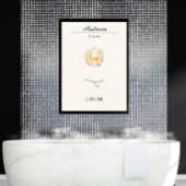 Personalisierte Boho Krebs Zodiak Konstellation Poster