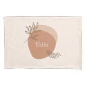 Personalisierte boho minimalistisch kissenbezug (Vorderseite)