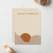 Personalisierte Boho-Mitteilungskarten Mitteilungskarte (Vorderseite/Rückseite Beispiel)