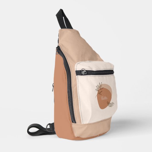 Personalisierte boho modern crossbody bag (Linke Seite)