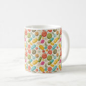 Personalisierte Boho Pharmacy Tech Blume & Pille Kaffeetasse (VorderseiteRechts)