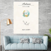 Personalisierte Boho-Wassermann-Sternbild-Konstell Poster