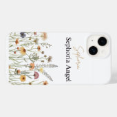 Personalisierte Boho-Wildblumen-Handyhülle Customn Case-Mate iPhone Hülle (Rückseite (Horizontal))