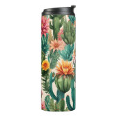 Personalisierte Boho Wüstenkunst Print Thermosbecher (Nach links gedreht)
