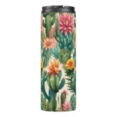 Personalisierte Boho Wüstenkunst Print Thermosbecher (Rückseite)