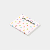 Personalisierte Bonbons Post-it Klebezettel (angewinkelt)