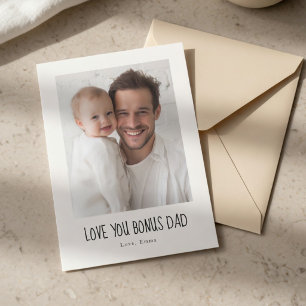 Personalisierte Bonus-Daddy-Fotokarte   Individuel Feiertagskarte