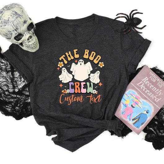 Personalisierte Boo-Crew passt Halloween-Freund zu T-Shirt