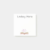 PERSONALISIERTE BOOK-Notizen Post-it Klebezettel (Vorderseite)