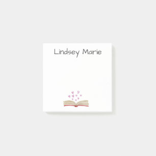 PERSONALISIERTE BOOK-Notizen Post-it Klebezettel