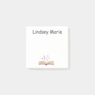 PERSONALISIERTE BOOK-Notizen Post-it Klebezettel