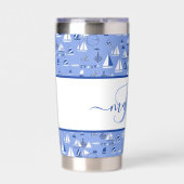 Personalisierte Boote Thermobecher (Vorderseite)