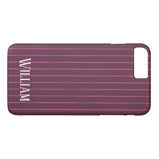 Personalisierte Bordeaux Case-Mate iPhone Hülle (Rückseite (Horizontal))