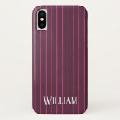 Personalisierte Bordeaux Case-Mate iPhone Hülle (Rückseite)