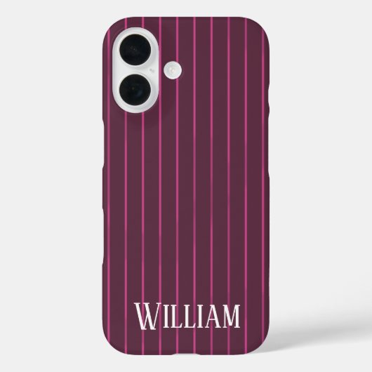Personalisierte Bordeaux Case-Mate iPhone Hülle (Rückseite)