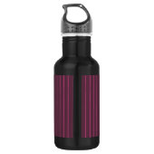 Personalisierte Bordeaux Edelstahlflasche (Rückseite)