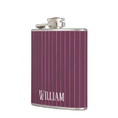 Personalisierte Bordeaux Flachmann (Links)