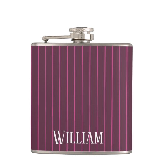 Personalisierte Bordeaux Flachmann (Vorderseite)