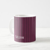 Personalisierte Bordeaux Kaffeetasse (Vorderseite Links)