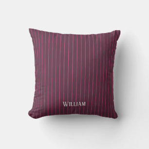 Personalisierte Bordeaux Kissen