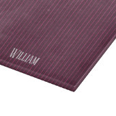 Personalisierte Bordeaux Schneidebrett (Ecke)