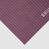 Personalisierte Bordeaux Seidenpapier (Ausschnitt)