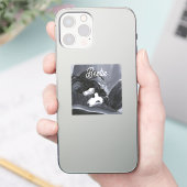 Personalisierte Border Collie Aufkleber (Telefon)