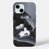 Personalisierte Border Collie Case-Mate iPhone Hülle (Rückseite)