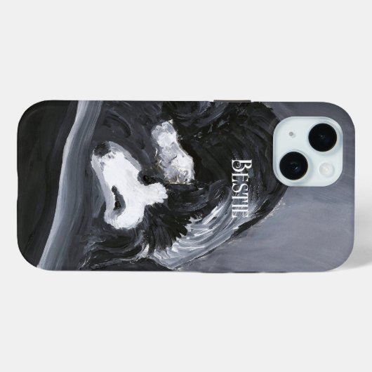 Personalisierte Border Collie Case-Mate iPhone Hülle (Rückseite (Horizontal))