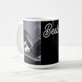 Personalisierte Border Collie Kaffeetasse (Vorderseite Links)
